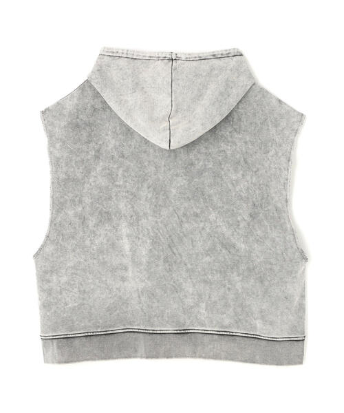 DANKE SCHON(ダンケシェーン)の「DankeSchon/ダンケシェーン/CHEMICAL SWEAT NOSLEEVE HOODIE(パーカー・メンズ・グレー/ブラック・M/L)」の15枚目の写真