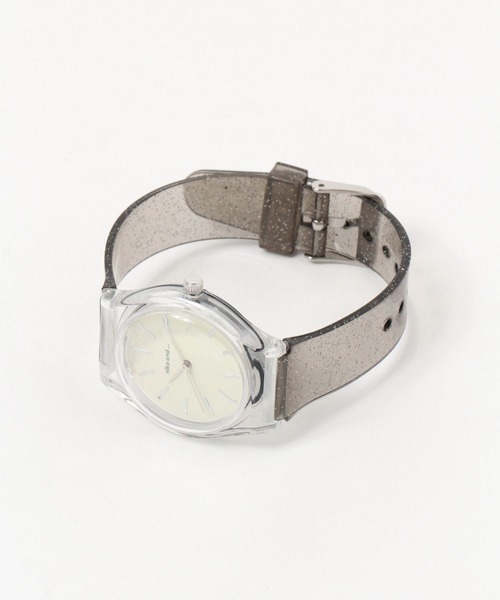 niko and...（ニコアンド）の「クリアラメバンドウォッチ（アナログ腕時計・レディース・ホワイト/グリーン/ブラック/レッド・0）」の6枚目の写真