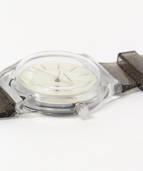 niko and...（ニコアンド）の「クリアラメバンドウォッチ（アナログ腕時計・レディース・ホワイト/グリーン/ブラック/レッド・0）」の8枚目の写真