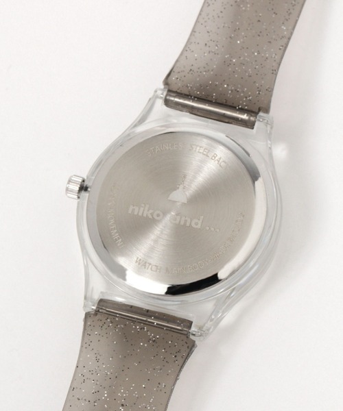 niko and...（ニコアンド）の「クリアラメバンドウォッチ（アナログ腕時計・レディース・ホワイト/グリーン/ブラック/レッド・0）」の9枚目の写真