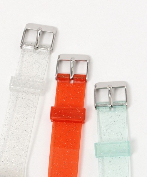 niko and...（ニコアンド）の「クリアラメバンドウォッチ（アナログ腕時計・レディース・ホワイト/グリーン/ブラック/レッド・0）」の12枚目の写真