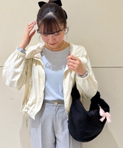 flower（フラワー）の「サテンピローリボンチャーム（キーホルダー・レディース・ピンク/ブラック・FREE）」の22枚目の写真