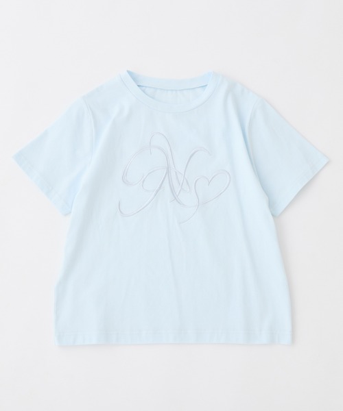セール】イニシャルビッグロゴ刺繍Tシャツ/リバイバル【ZOZO限定