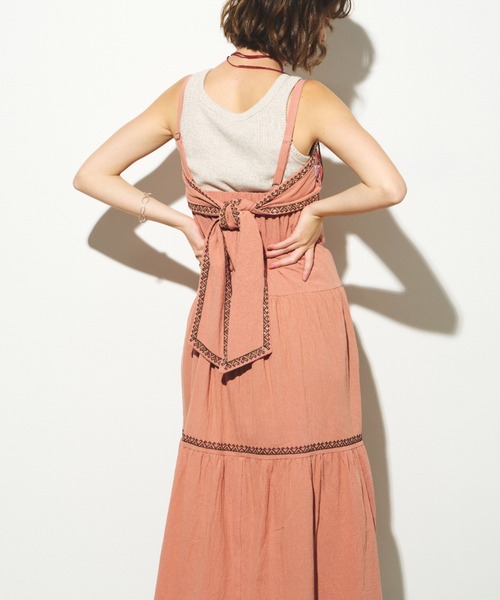 ティアード刺繍sun dress（ワンピース）｜Unitage（ユニテージ