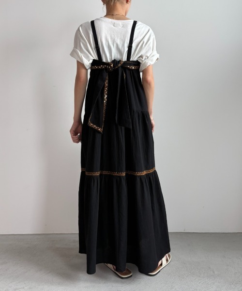 ティアード刺繍sun dress（ワンピース）｜Unitage（ユニテージ