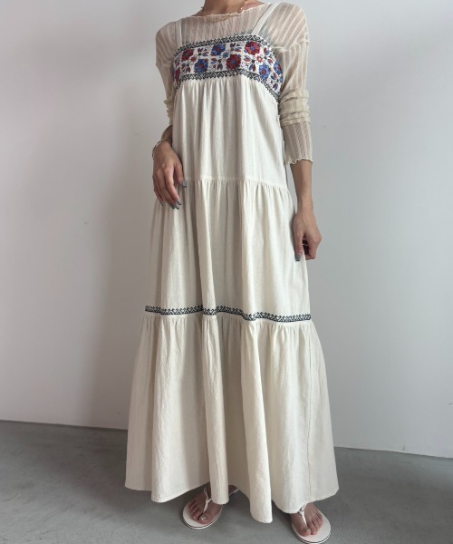 ⭐︎miiさま専用⭐︎bonjour diary PIA DRESS刺繍ワンピース ハーフジップジャガードミニワンピース – Darich (ダーリッチ)