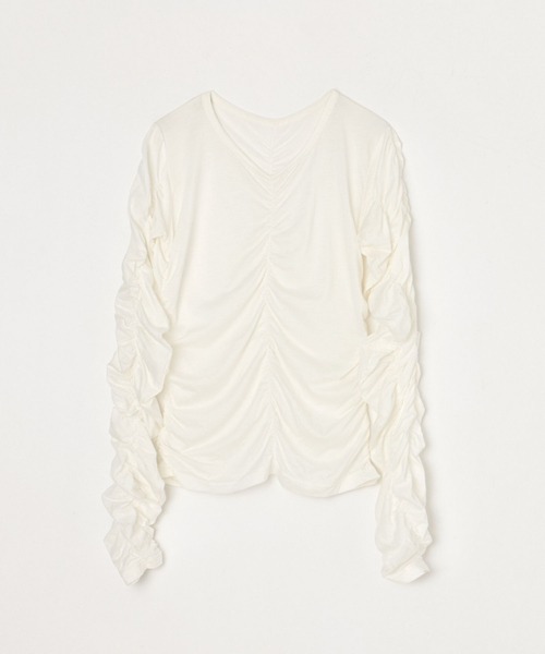 BEEDEN（ビーデン）の「LAYER LST（Tシャツ/カットソー・レディース・ホワイト/イエロー・FREE）」の7枚目の写真