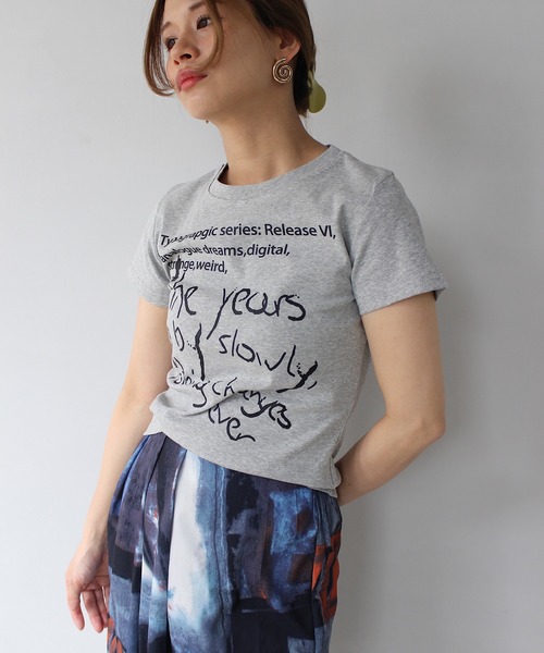 tシャツ 「SANSeLF」 ハンドライトTシャツ sanw25s079 レディース SANSeLF】 ハンドライトTシャツ sanw25s079（Tシャツ/カットソー