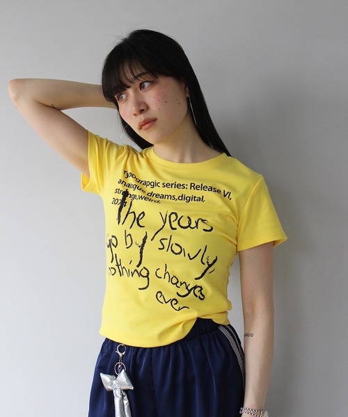tシャツ 「SANSeLF」 ハンドライトTシャツ sanw25s079 レディース SANSeLF】 ハンドライトTシャツ sanw25s079（Tシャツ/カットソー