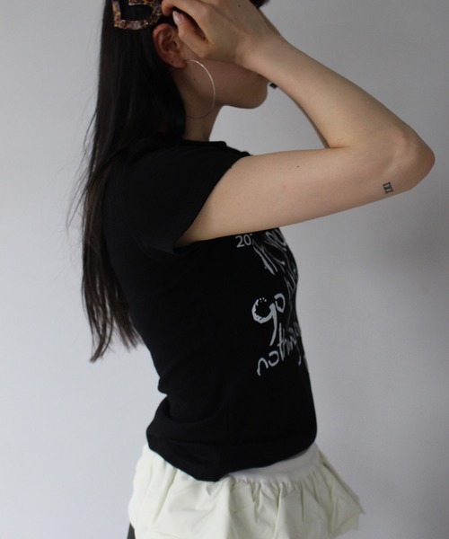 tシャツ 「SANSeLF」 ハンドライトTシャツ sanw25s079 レディース SANSeLF】 ハンドライトTシャツ sanw25s079（Tシャツ/カットソー