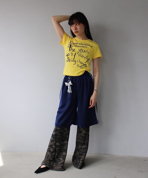 tシャツ 「SANSeLF」 ハンドライトTシャツ sanw25s079 レディース SANSeLF】 ハンドライトTシャツ sanw25s079（Tシャツ/カットソー
