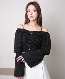 LIPSERVICE | ボリュームスリーブリンクルブラウス(シャツ/ブラウス)