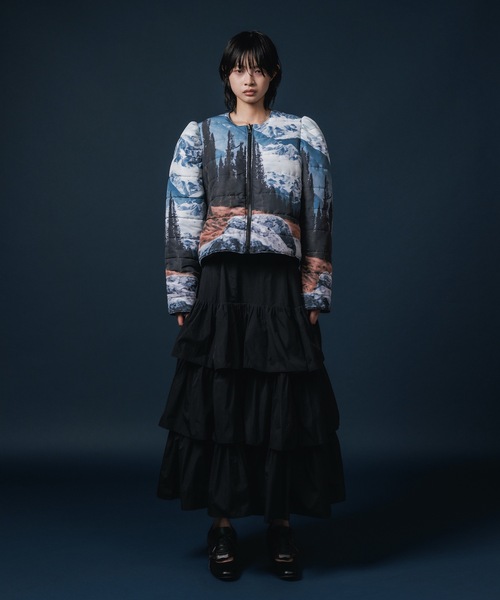 NON TOKYO（ノントーキョー）の「NYLON TIEREDSKIRT（スカート・レディース・ブラック/グレー/ブルー・FREE）」の16枚目の写真