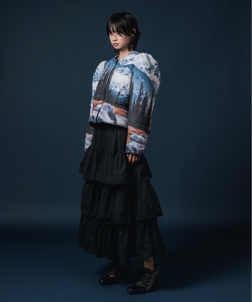 NON TOKYO（ノントーキョー）の「NYLON TIEREDSKIRT（スカート・レディース・ブラック/グレー/ブルー・FREE）」の17枚目の写真