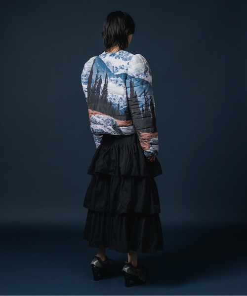 NON TOKYO（ノントーキョー）の「NYLON TIEREDSKIRT（スカート・レディース・ブラック/グレー/ブルー・FREE）」の9枚目の写真