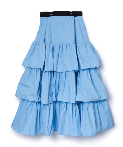 NON TOKYO（ノントーキョー）の「NYLON TIEREDSKIRT（スカート・レディース・ブラック/グレー/ブルー・FREE）」の10枚目の写真