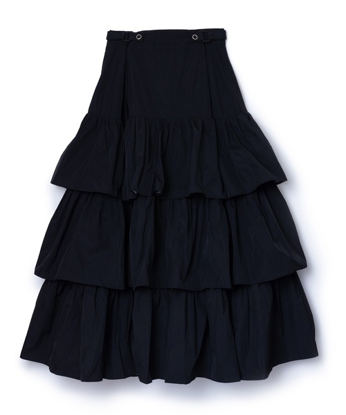 NON TOKYO（ノントーキョー）の「NYLON TIEREDSKIRT（スカート・レディース・ブラック/グレー/ブルー・FREE）」の12枚目の写真