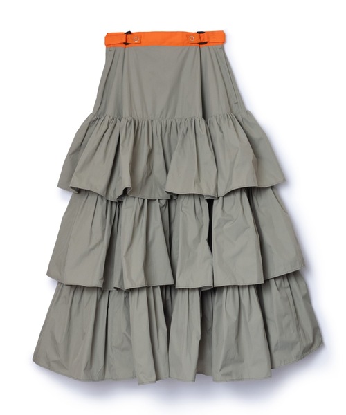 NON TOKYO（ノントーキョー）の「NYLON TIEREDSKIRT（スカート・レディース・ブラック/グレー/ブルー・FREE）」の7枚目の写真