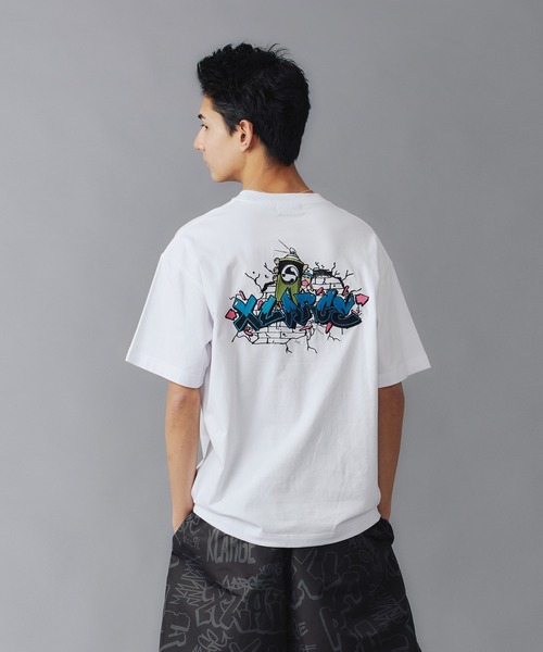 XLARGE エアロゾル ガフィティ 半袖 Tシャツ 送料込 XLARGE エアロゾル ガフィティ 半袖 Tシャツ 送料込