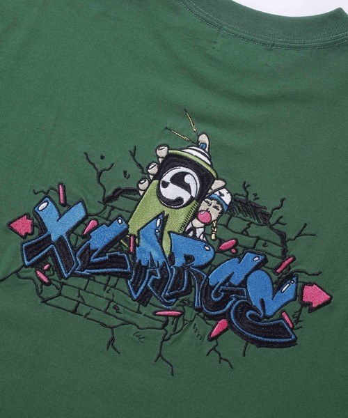 XLARGE(エクストララージ)の「AEROSOL GAFFITI S/S TEE(Tシャツ/カットソー・メンズ・ホワイト/ブラック/グリーン・L/S/M/XL)」の19枚目の写真