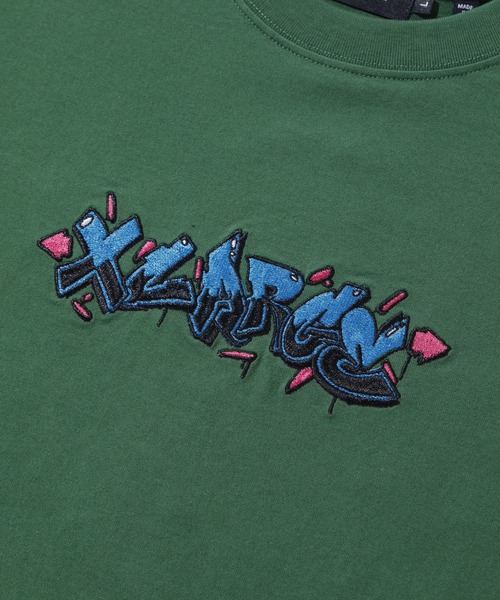 XLARGE(エクストララージ)の「AEROSOL GAFFITI S/S TEE(Tシャツ/カットソー・メンズ・ホワイト/ブラック/グリーン・L/S/M/XL)」の20枚目の写真