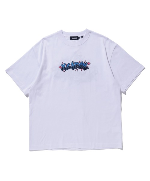 XLARGE(エクストララージ)の「AEROSOL GAFFITI S/S TEE(Tシャツ/カットソー・メンズ・ホワイト/ブラック/グリーン・L/S/M/XL)」の15枚目の写真