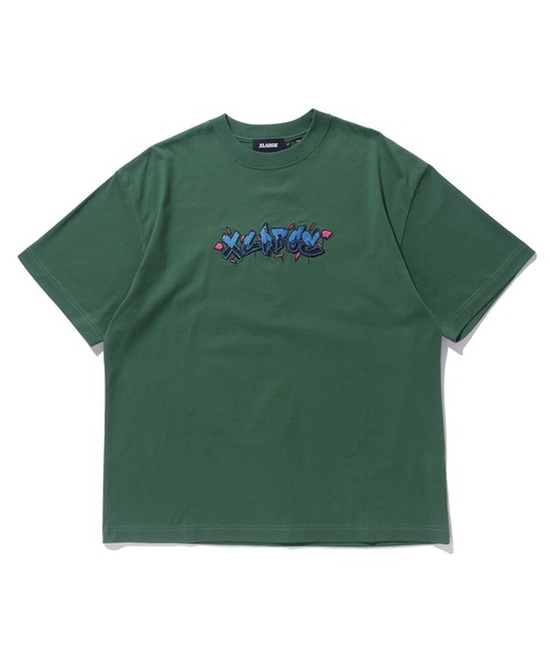 XLARGE(エクストララージ)の「AEROSOL GAFFITI S/S TEE(Tシャツ/カットソー・メンズ・ホワイト/ブラック/グリーン・L/S/M/XL)」の17枚目の写真