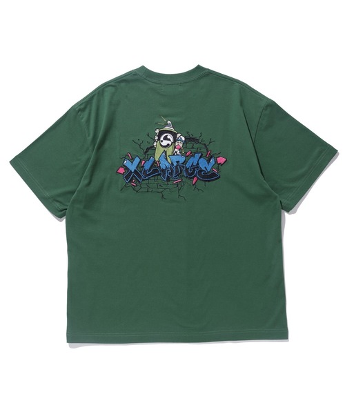 XLARGE(エクストララージ)の「AEROSOL GAFFITI S/S TEE(Tシャツ/カットソー・メンズ・ホワイト/ブラック/グリーン・L/S/M/XL)」の18枚目の写真