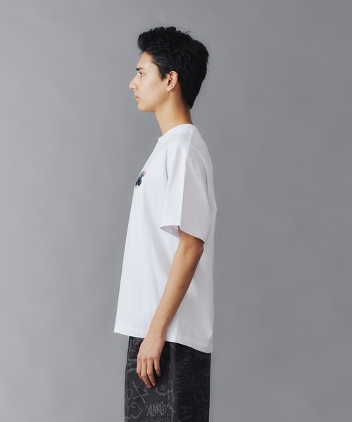 XLARGE(エクストララージ)の「AEROSOL GAFFITI S/S TEE(Tシャツ/カットソー・メンズ・ホワイト/ブラック/グリーン・L/S/M/XL)」の5枚目の写真