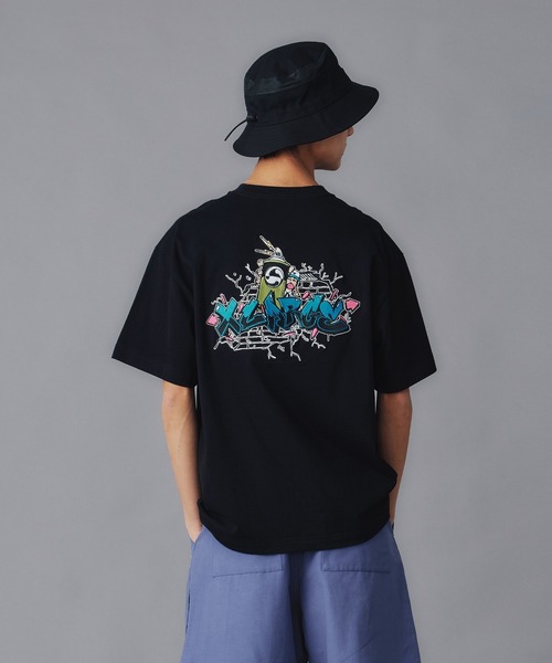 XLARGE(エクストララージ)の「AEROSOL GAFFITI S/S TEE(Tシャツ/カットソー・メンズ・ホワイト/ブラック/グリーン・L/S/M/XL)」の8枚目の写真