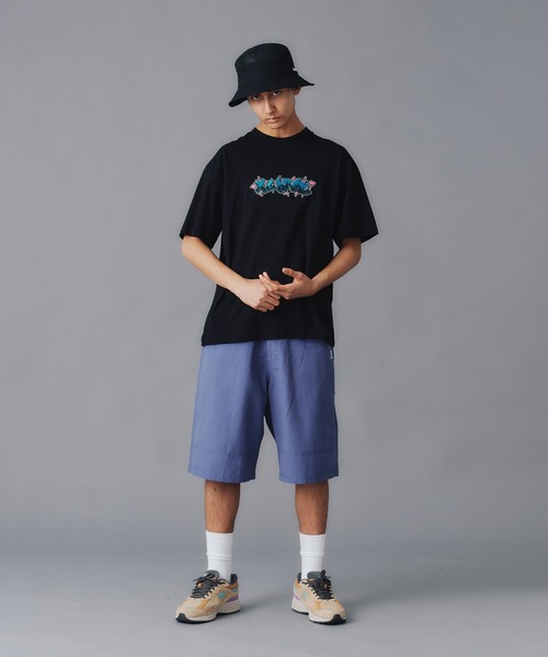 XLARGE(エクストララージ)の「AEROSOL GAFFITI S/S TEE(Tシャツ/カットソー・メンズ・ホワイト/ブラック/グリーン・L/S/M/XL)」の9枚目の写真
