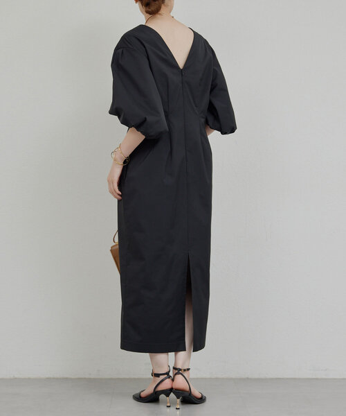 GALLARDAGALANTE（ガリャルダガランテ）の「パフスリーブワンピース（ワンピース・レディース・ベージュ/ブラック・FREE）」の6枚目の写真