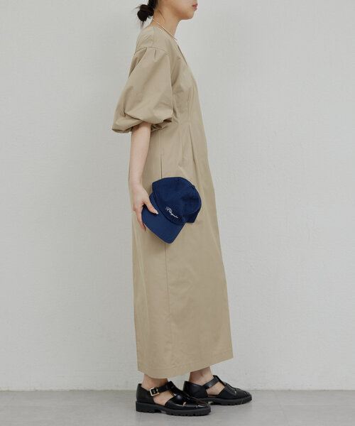 GALLARDAGALANTE（ガリャルダガランテ）の「パフスリーブワンピース（ワンピース・レディース・ベージュ/ブラック・FREE）」の10枚目の写真