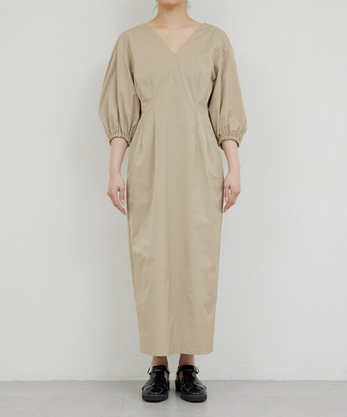 GALLARDAGALANTE（ガリャルダガランテ）の「パフスリーブワンピース（ワンピース・レディース・ベージュ/ブラック・FREE）」の12枚目の写真