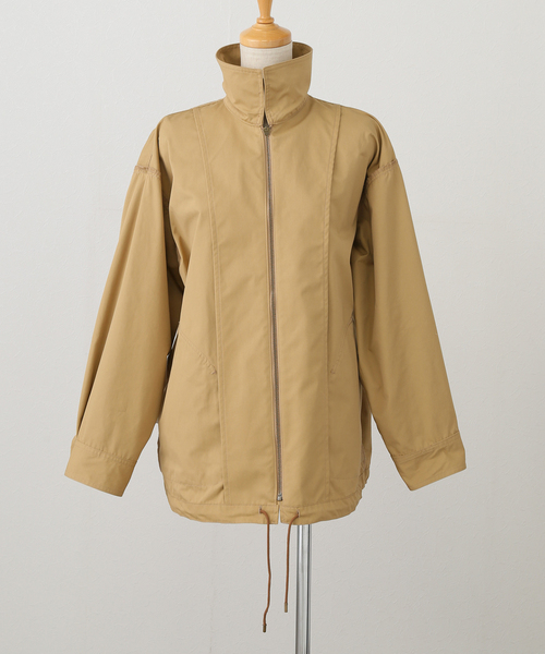 EDIT. FOR LULU Wzipスウェットブルゾン ホワイト EDIT. FOR LULU Wzipスウェットブルゾン ホワイト