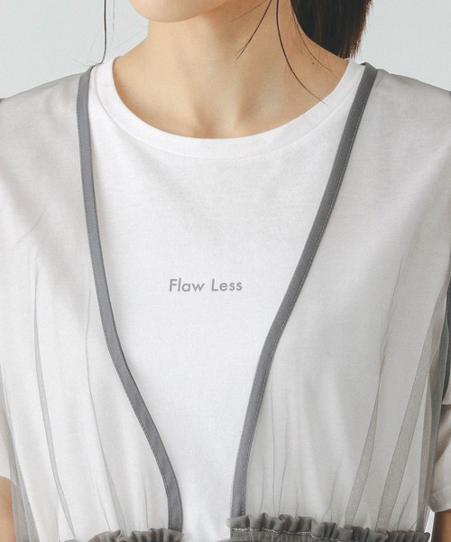 GLOBAL WORK(グローバルワーク)の「チュールベストインナーSET/327102(Tシャツ/カットソー・レディース・ブラック/グレー・LARGE/MEDIUM)」の19枚目の写真