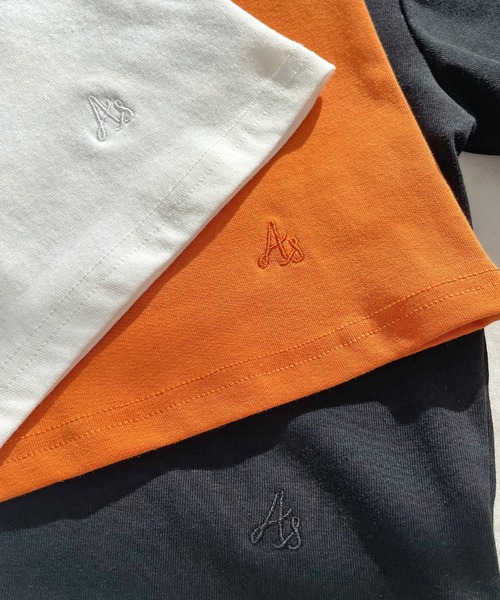 ABYS（アビス）の「ワンポイント刺繍クロップドTシャツ（Tシャツ/カットソー・レディース・ブラック/ホワイト/オレンジ・FREE）」の3枚目の写真