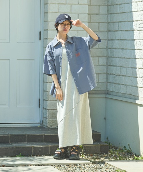 PAGEBOY(ページボーイ)の「サウナボーイコラボ セットアップシャツ(シャツ/ブラウス・レディース・ブルー/ブラック・FREE)」の17枚目の写真