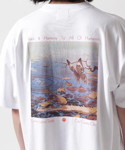 CITY COUNTRY CITY(シティーカントリーシティー)の「CITY COUNTRY CITY×LONNIE LISTON SMITH /シティーカントリーシティー/Reflection of A Golden Dream(Tシャツ/カットソー・メンズ・ホワイト・M/L/XL)」の10枚目の写真