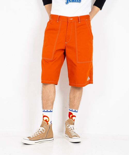 HYSTERIC GLAMOUR（ヒステリックグラマー）の「SEE NO EVILワッペン ベイカーショーツ（その他パンツ・メンズ・ブラック/ブルー/オレンジ・SMALL/MEDIUM/LARGE）」の8枚目の写真