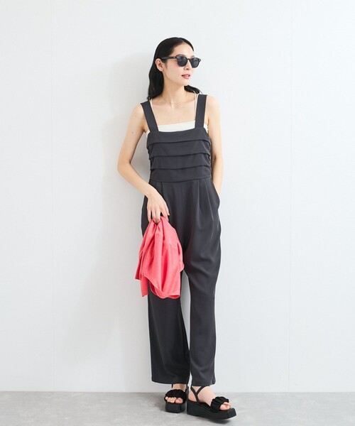 VIS（ビス）の「クリアフレームファッショングラス（サングラス・レディース・ブラウン系その他3/ブラック/その他/グレー・FREE）」の5枚目の写真