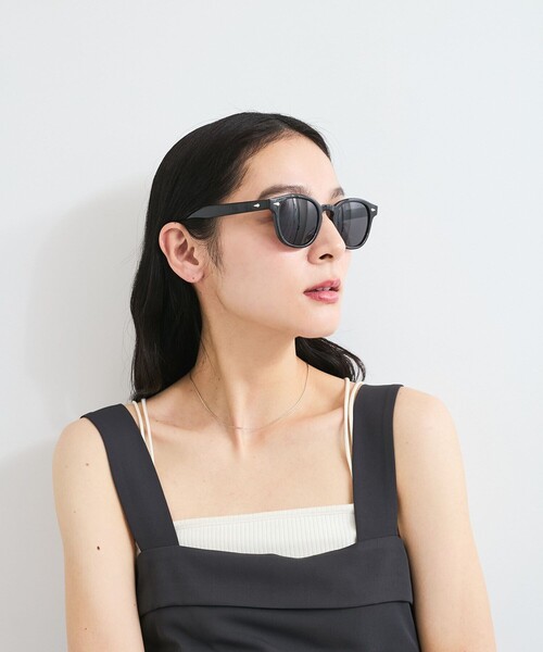 VIS（ビス）の「クリアフレームファッショングラス（サングラス・レディース・ブラウン系その他3/ブラック/その他/グレー・FREE）」の6枚目の写真