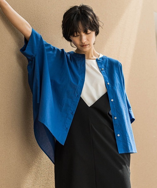 ブラウス シャツ キャンブリックバックギャザー刺繍ブラウス「手洗い可能」 レディース MAYSON GREY ブラウス シャツ キャンブリックバックギャザー刺繍