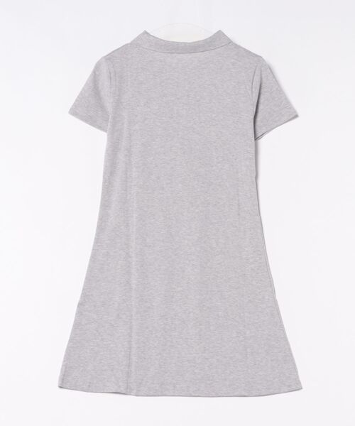 meJane（ミージェーン）の「リボン刺繍 ポロシャツミニワンピース（ワンピース・レディース・ネイビー/グレー/ブラック・M）」の5枚目の写真