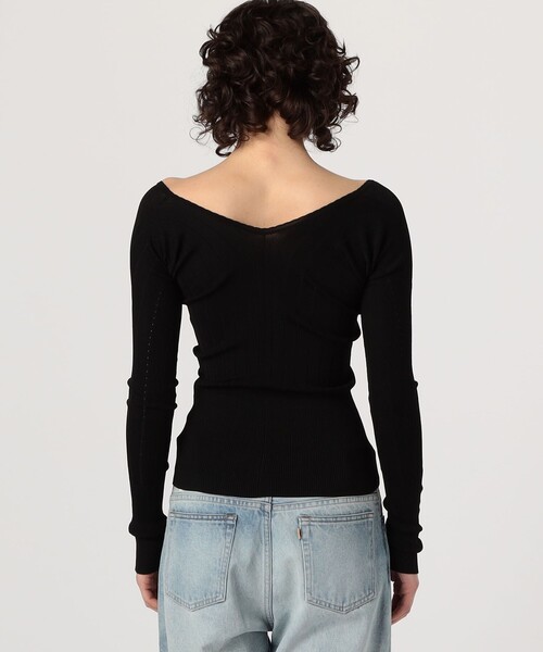 JACQUEMUS(ジャックムス)の「■■■JACQUEMUS LE HAUT PRALU リブニット(ニット/セーター・レディース・レッド/ブラック・36)」の6枚目の写真