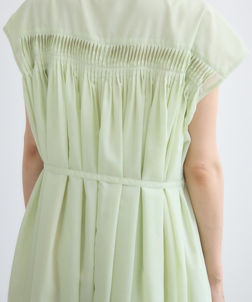 KATHARINE ROSS（キャサリンロス）の「【KATHARINE ROSS】ドミノプリーツシャツワンピース（シャツワンピース・レディース・ネイビー/ライトグリーン/ライトブルー・MEDIUM）」の16枚目の写真