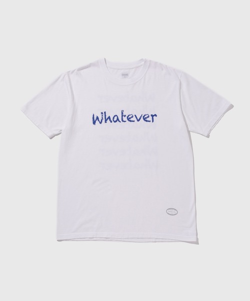 TANGTANG(タンタン)の「【TANGTANG/タンタン】WHATEVER BLUEWHATEVER BLUE(Tシャツ/カットソー・メンズ・ホワイト・L/XL)」の1枚目の写真
