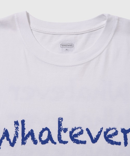 TANGTANG(タンタン)の「【TANGTANG/タンタン】WHATEVER BLUEWHATEVER BLUE(Tシャツ/カットソー・メンズ・ホワイト・L/XL)」の12枚目の写真
