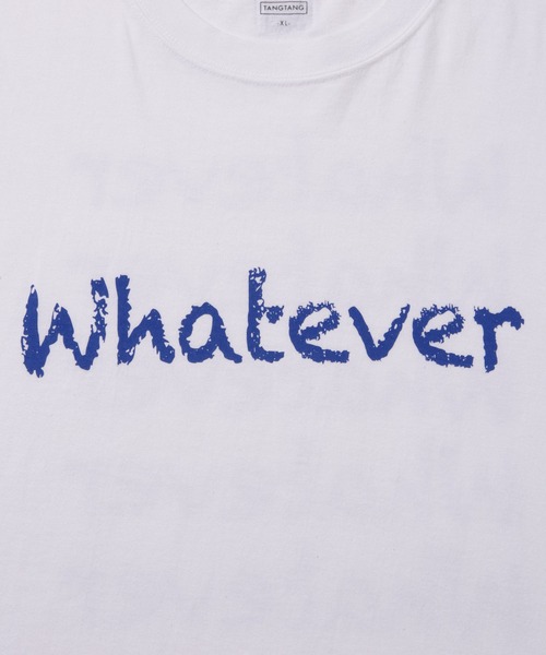 TANGTANG(タンタン)の「【TANGTANG/タンタン】WHATEVER BLUEWHATEVER BLUE(Tシャツ/カットソー・メンズ・ホワイト・L/XL)」の9枚目の写真