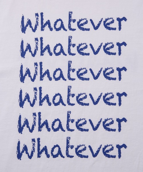TANGTANG(タンタン)の「【TANGTANG/タンタン】WHATEVER BLUEWHATEVER BLUE(Tシャツ/カットソー・メンズ・ホワイト・L/XL)」の8枚目の写真